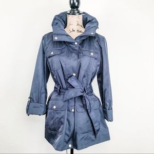 Cole Haan Hooded Raincoat